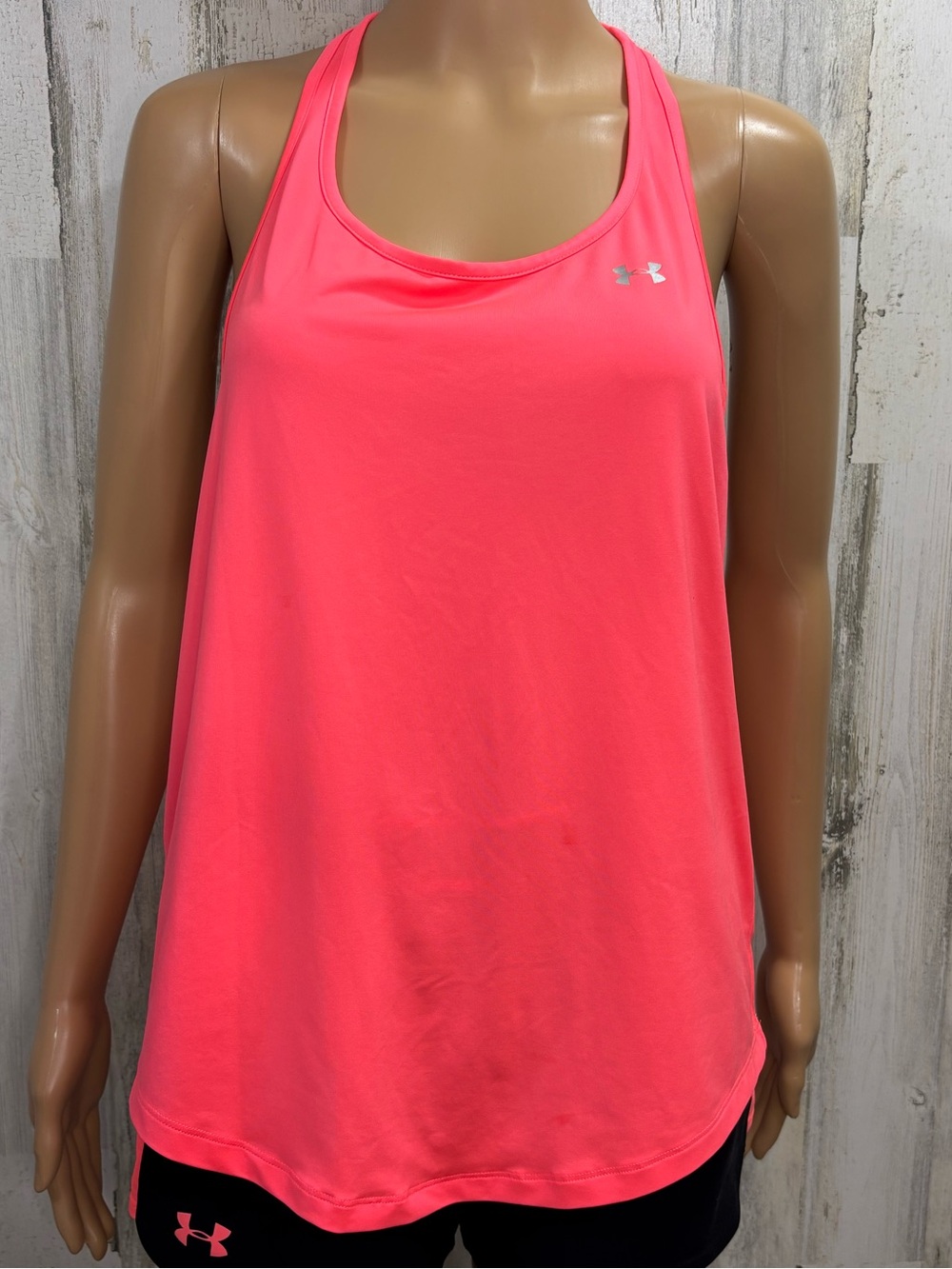 Under Armour Neon Pink Racerback Training Tank